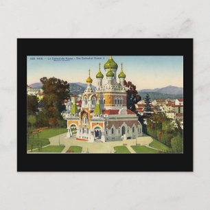 Cartão Postal Cartão-postal, Nice, La Cathedrale Russe