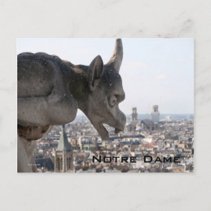 Cartão Postal Cartão-postal Notre Dame Chimera