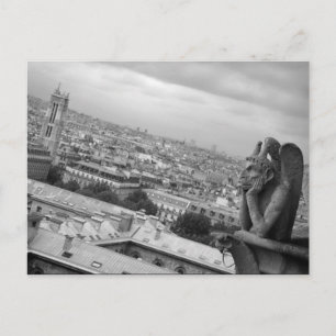 Cartão Postal Cartão-postal Notre Dame Gargoyle