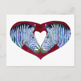 Cartão Postal Cartão-postal "O amor não é preto e branco"