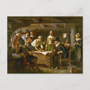 Cartão Postal Cartão-Postal O Compacto Mayflower Ferris 1620