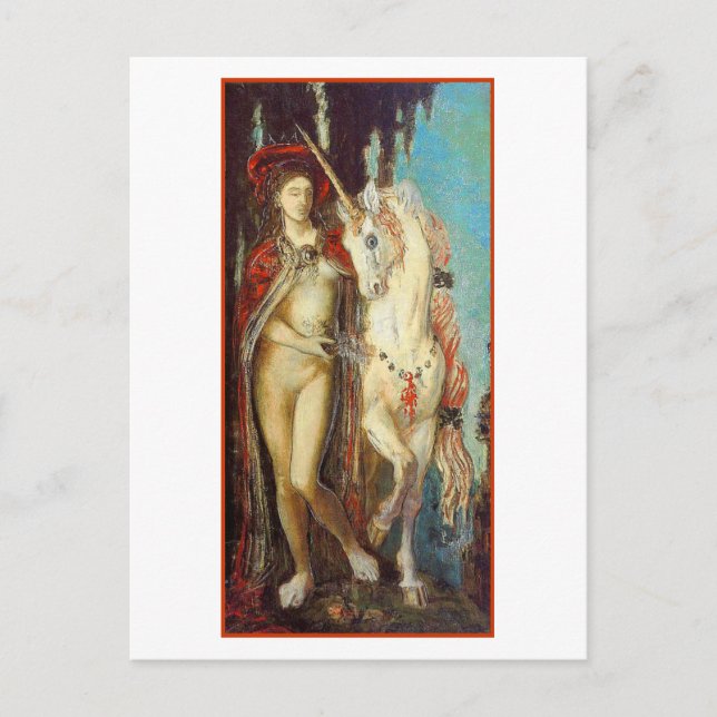 Cartão Postal Cartão-postal: O Unicórnio (Frente)