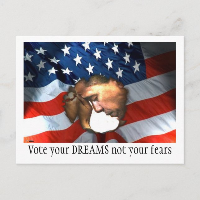 Cartão Postal Cartão-postal Obama (Frente)