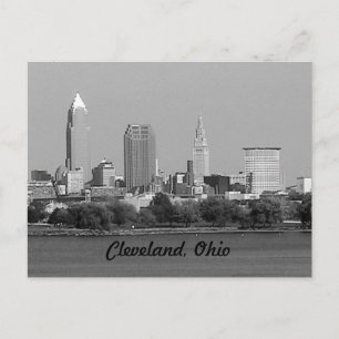 Cartão Postal Cartão-postal OH preto-e-branco Cleveland