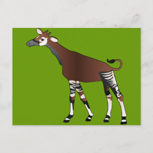 Cartão Postal Cartão-postal Okapi