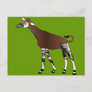 Cartão Postal Cartão-postal Okapi
