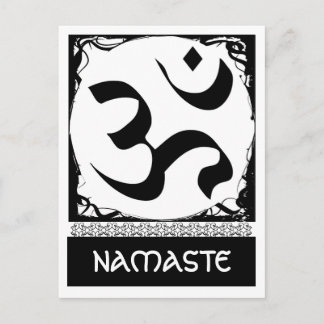 Cartão Postal Cartão-postal Om Yoga
