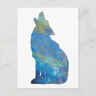 Cartão Postal Cartão-postal Opal Wolf