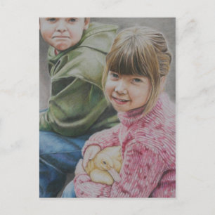 Cartão Postal Cartão-postal original de arte David & Haley