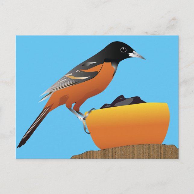 Cartão Postal Cartão-postal Oriole (Frente)