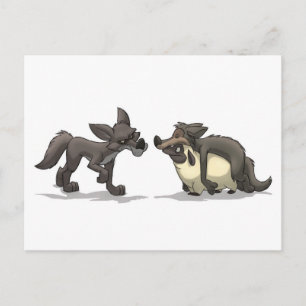 Cartão Postal Cartão-postal "Ovelha no Vestuário do Lobo"