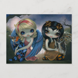 Cartão Postal Cartão-postal "Owlyn and Robyn"