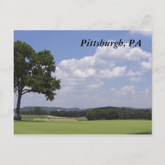 Cartão Postal Cartão-postal Paisagem Pittsburgh