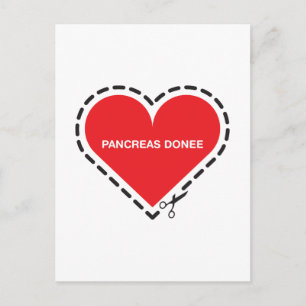 Cartão Postal Cartão-postal Pancreas Donee 'Get well Short'
