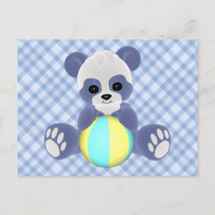 Cartão Postal Cartão-postal Panda Baby Boy