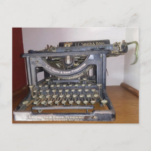 Cartão Postal Cartão-postal para a máquina de escrever dos irmão