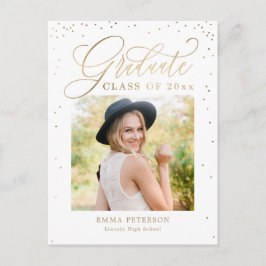 Cartão Postal Cartão-postal para Anúncio de Graduação