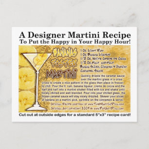 Cartão Postal Cartão-postal para as bananas Foster Martini