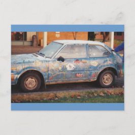 Cartão Postal Cartão-postal para automóveis de peixe