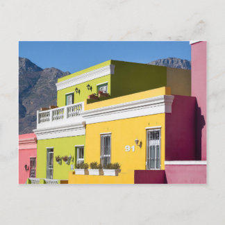 Cartão Postal Cartão-postal para casas de Bo-Kaap