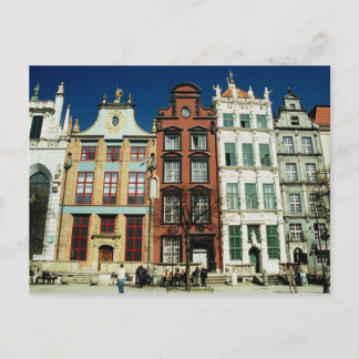 Cartão Postal Cartão-postal para casas estreitas