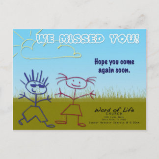 Cartão Postal Cartão-postal para crianças