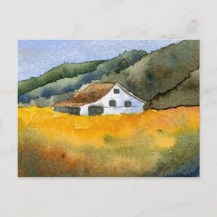 Cartão Postal Cartão-postal para estradas nacionais "Hay Field"