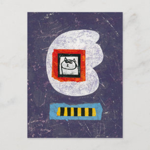 Cartão Postal Cartão-postal para fotos do diário Cat