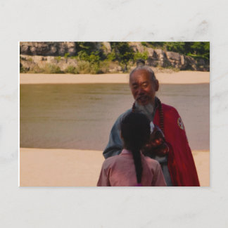 Cartão Postal Cartão-postal para o conselho de um monge