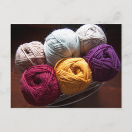 Cartão Postal Cartão-postal para o Criador de Crochet em Lã de F