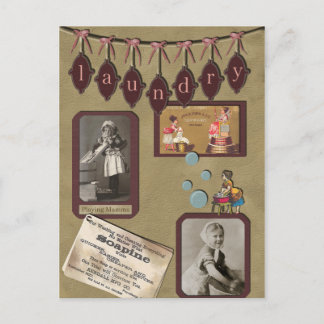 Cartão Postal Cartão-postal para o dia de lançamento da Vintage