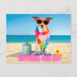 Cartão Postal Cartão-postal para o Dia Nacional do Cão
