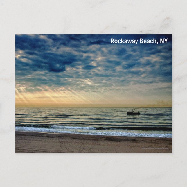 Cartão Postal Cartão-postal para o rebocador e as aves (Frente)