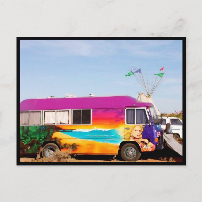 Cartão Postal Cartão-postal para os transportes artísticos (Frente)