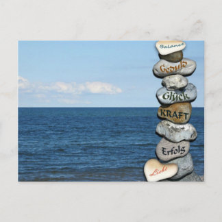 Cartão Postal Cartão-Postal Para Paz, Sorte E Harmonia