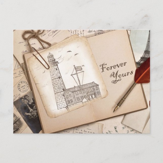 Cartão Postal Cartão-postal para sempre (Frente)