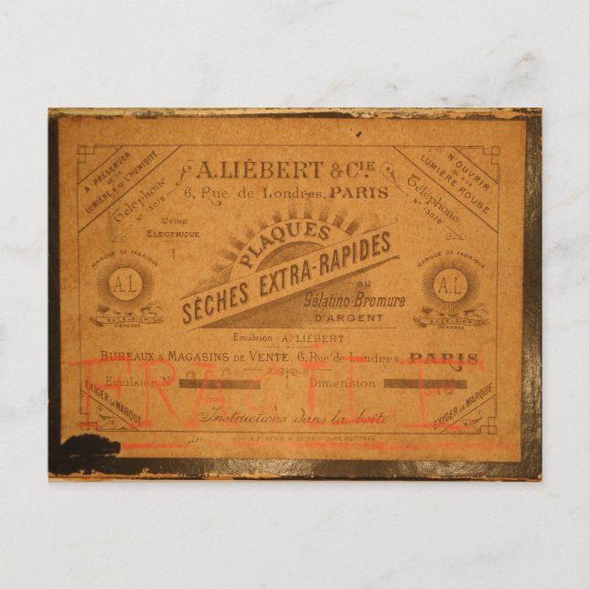 Cartão Postal Cartão-postal Parisiense (Frente)