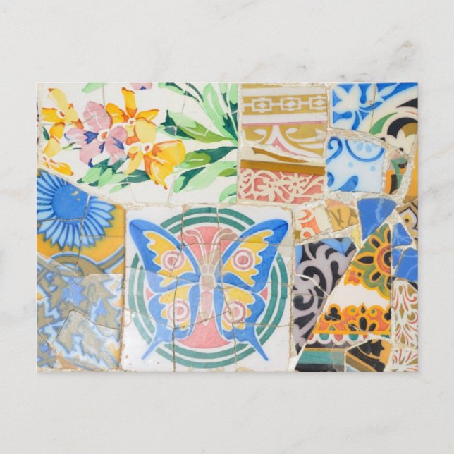 Cartão Postal Cartão-postal Park Guell (Frente)