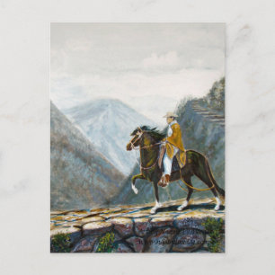 Cartão Postal Cartão-postal, Paso peruano cavalgou em um caminh