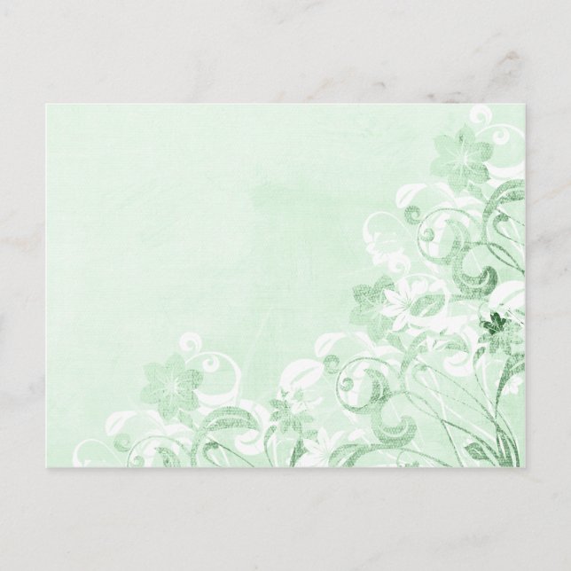 Cartão Postal Cartão-postal Pastel de Jardim Urbano (Frente)