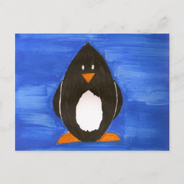 Cartão Postal Cartão-postal Penguin (Frente)