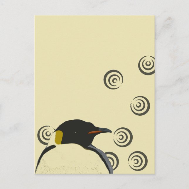 Cartão Postal Cartão-postal Penguin (Frente)