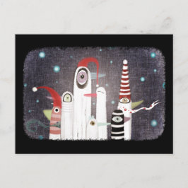 Cartão Postal Cartão-postal Penguins