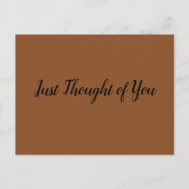 Cartão Postal Cartão-postal - Pensamento: Feliz Homem Especial d (Frente)