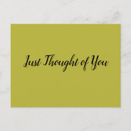 Cartão Postal Cartão-postal - Pensamento: Paz.