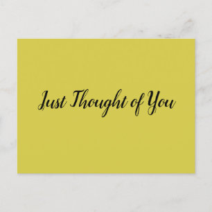 Cartão Postal Cartão-postal - Pensei: e... aquele sorriso de exc