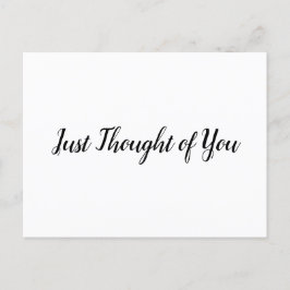 Cartão Postal Cartão-postal - Pensei: estou rezando por você.