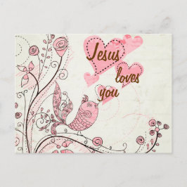 Cartão Postal Cartão-postal personalizado de canta