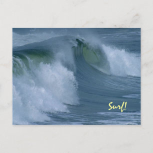 Cartão Postal Cartão-postal personalizado do Surf Pacífico