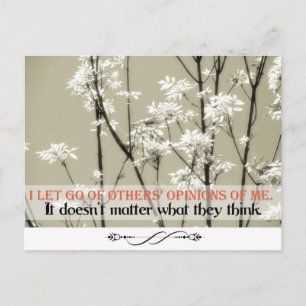 Cartão Postal Cartão-postal personalizado esperado